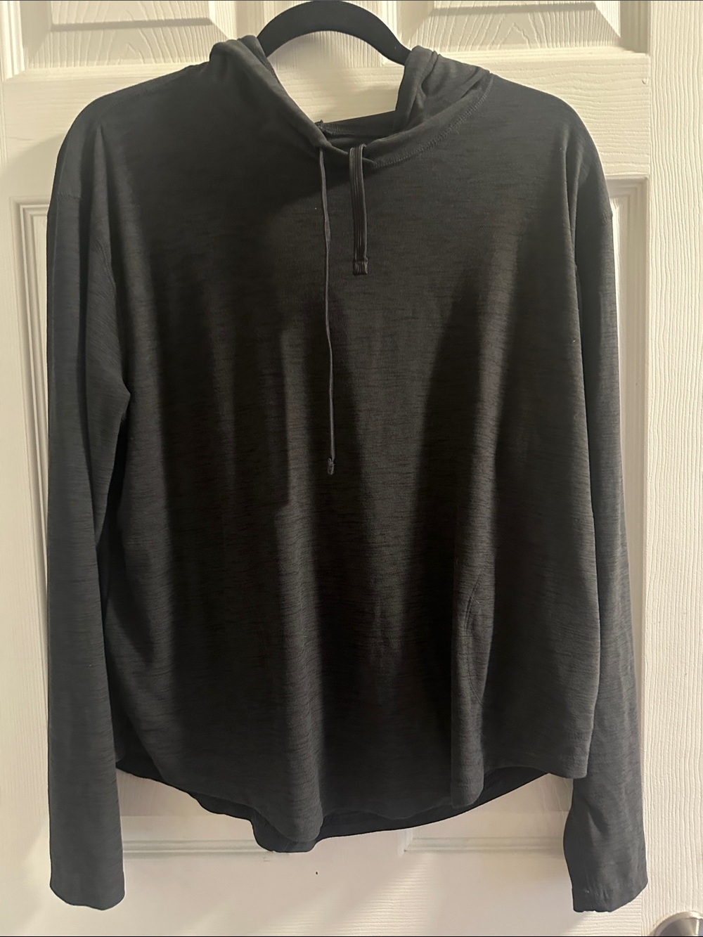 Old Navy Charcoal Gray Pullover Hooded Long-Sleeve Lightweight